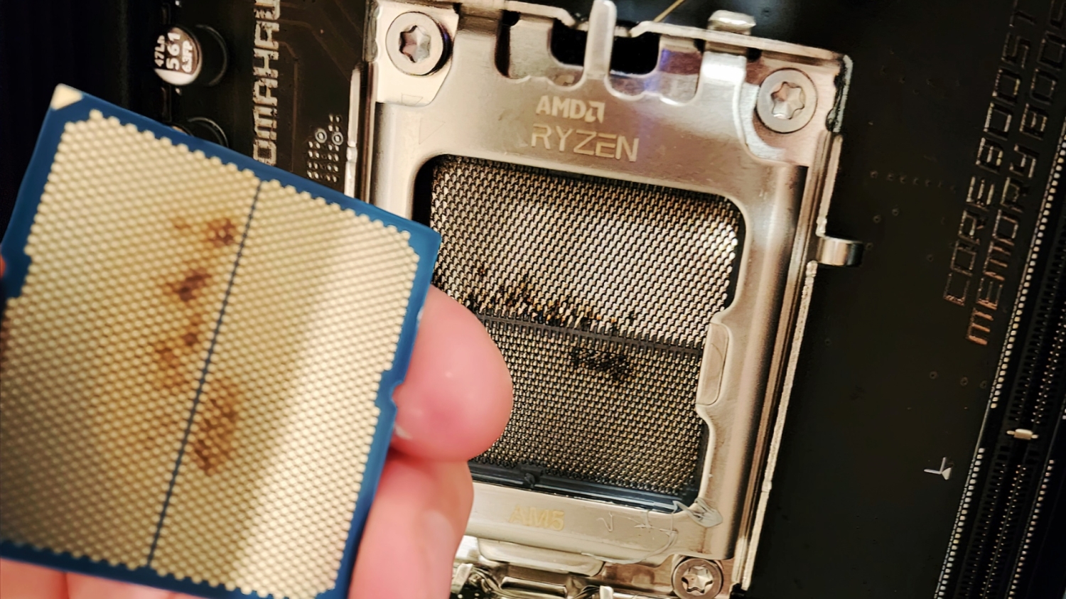 CPU And Socket Burnt